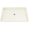 Shower Base 39.375-in L x 63.25-in W with Center Drain in Biscuit Shower Base 39.375-in L x 63.25-in W with Center Drain in Biscuit