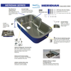 33-in x 22 1/64-in x 9-in 16 Gauge D-Shape Double Bowls, Stainless Steel Kitchen Sink, Drop-in Installation with 1 Faucet Hole