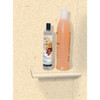 48-in Clear Glass Shower Kit with Wall Surround, Base, Door, in Seashore/White/Silver