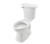 12" Rough-In Right Height Elongated 2-Piece Toilet Combo without Seat, in White 12" Rough-In Right Height Elongated 2-Piece Toilet Combo without Seat, in White