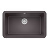 19-in x 30-in Granite 10-in Deep Kitchen Sink, in Cinder 19-in x 30-in Granite 10-in Deep Kitchen Sink, in Cinder