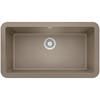 19-in x 33-in Granite 10-in Deep Kitchen Sink, in Truffle 19-in x 33-in Granite 10-in Deep Kitchen Sink, in Truffle