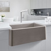 19-in x 33-in Granite 10-in Deep Kitchen Sink, in Truffle 19-in x 33-in Granite 10-in Deep Kitchen Sink, in Truffle
