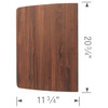 20.75-in x 11.75-in 0.25-in Cutting Board, in Wood 20.75-in x 11.75-in 0.25-in Cutting Board, in Wood