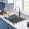 22-in x 25-in Granite 12-in Laundry Sink, in Cinder 22-in x 25-in Granite 12-in Laundry Sink, in Cinder