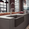 30-in Apron-Front Silgranit Kitchen Sink, in Cafe Brown 30-in Apron-Front Silgranit Kitchen Sink, in Cafe Brown