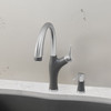 Kitchen Faucet With Pull-Down Spray 1.5 gpm in Cinder/Stainless