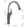 Kitchen Faucet With Pull-Down Spray 1.5 gpm in Cinder/Stainless