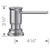 Soap Dispenser, in Stainless Finish
