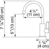 Hot Water Faucet In Satin Nickel Hot Water Faucet In Satin Nickel