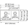 Franke Peak Double-Bowl Undermount Sink