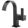 Single Handle Lavatory Faucet in Matte Black Finish, 1.2gpm Flow Rate