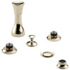Bidet Faucet Less Handles in Polished Nickel Finish Bidet Faucet Less Handles in Polished Nickel Finish