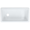 36 in. X 18 in. X 10 in. Super Single Bowl, Farmhouse Fireclay Kitchen Sink, Undermount Installation, In White