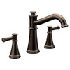 Moen T9023ORB Oil Rubbed Bronze Two-Handle Roman Tub Faucet