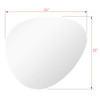 25.59 X 1.18 X 23.23 LED-Backlit Left Contemporary Mirror with Touch Sensor