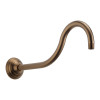16in Shower Arm and Flange in Brushed Bronze 16in Shower Arm and Flange in Brushed Bronze