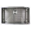 31.5-in x 18.5-in x 10-in 14 Gauge Super Single Bowl,  Undermount Stainless Steel Kitchen Sink