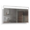 47.24 X 1.18 X 23.62 LED-Backlit Contemporary Mirror with Touch Sensor