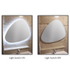 31.38 X 1.14 X 31.97 LED-Backlit Contemporary Mirror with Touch Sensor