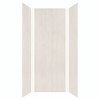 Transolid EWK363696-45 Expressions 36" X 36" X 96" 3-Piece Shower Wall Trimmable Kit, In Bleached Oak