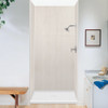 Transolid EWK483696-45 Expressions 36" X 48" X 96" 3-Piece Shower Wall Trimmable Kit, In Bleached Oak