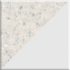 31-in X 22-in Cultured Marble Vanity Top with single white bowl for 4" Centerset Faucet, In Frost