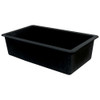 31.75-in x 19.125-in x 9.5-in Granite Super Single Undermount Kitchen Sink in Black with Grid, Strainer, Installation Kit