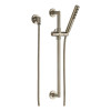 Hand Shower Includes Slide Bar, Hose, Wall Supply, and H2Okinetic Technology in Brushed Nickel