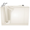 American Standard 3052.109.WLL 30-in. x 52-in. Walk-In Whirlpool Massage Bathtub with Left-Hand Drain and Tub Faucet in Linen