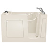 American Standard 3060.109.SRL 30-in. x 60-in. Walk-In Soaking Bathtub with Right-Hand Drain and Tub Faucet in Linen