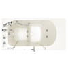 American Standard SS9OD5230LJ-BC-PC 30-in. x 52-in. Outward Opening Door Walk-In Jet Massage Bathtub with Tub Faucet in Linen