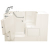 American Standard SS9OD5232LJ-BC-PC 32-in. x 52-in. Outward Opening Door Walk-In Jet Massage Bathtub with Tub Faucet in Linen