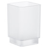 Grohe 40783000 Selection Cube Glass in daVinci Satin White Grohe 40783000 Selection Cube Glass in daVinci Satin White