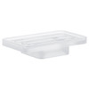 Grohe 40806000 Selection Cube Soap Dish daVinci Satin White Grohe 40806000 Selection Cube Soap Dish daVinci Satin White
