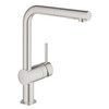 Grohe 30300DC0 Minta Single-Handle Kitchen Faucet in SuperSteel Infinity