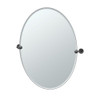 5-Piece Bathroom Accessory Kit with Mirror, Matte Black 5-Piece Bathroom Accessory Kit with Mirror, Matte Black