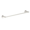Rohl U.6141STN 24-in Wall Mount Single Towel Bar in Satin Nickel