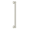 Rohl 1251PN 24-in Decorative Grab Bar in Polished Nickel
