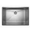 Rohl RSS2416SB Single Bowl Kitchen Sink in Brushed Stainless Steel