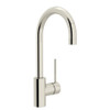 Side Lever Handle Bar/Food Prep Faucet In Polished Nickel