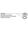 Replacement Adapter and Gasket in Polished Chrome