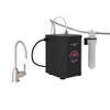 Holborn C-Spout Hot Water Faucet Kit With Tank And Filter In Satin Nickel