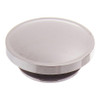 Pressure Fit Metal Screw Cover Cap Indice With Plain Blank Top In Satin Nickel