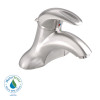 American Standard 7385000.295 Centerset Lavatory Faucet with Metal Speed Connect Pop-Up Drain in Satin