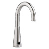 Battery Powered Selectronic Proximity Faucets with 6in Rigid/Swivel Gooseneck Spout in Chrome
