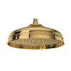 Rohl 1047/8IB 12-in Rain Showerhead, Italian Brass