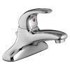 Single Control 1.5 GPM Faucet with Metal Pop-Up Drain and Cast Centerset in Chrome