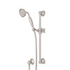 Single-Function Anti-Cal Handshower/Hose/Bar/Outlet Set in Satin Nickel