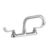 American Standard 6408.170.002 Kitchen Faucet with Longer Lever Handles and Deck Plate in Chrome